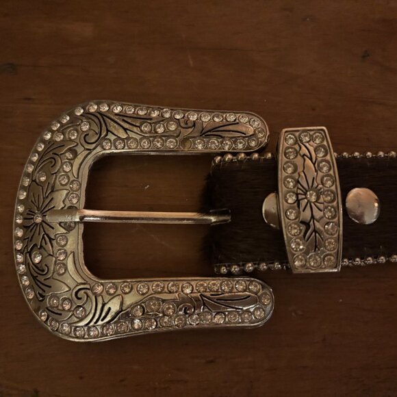 Women's Rawhide Leather Belt Extra Long - Picture 4 of 5